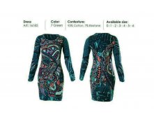 16185 - платье - green - 44 евро