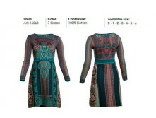 16268 - платье - green 51евро