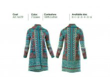 16179 - пальто - green - 70 евро