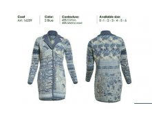 16259 - пальто - blue - 74 евро