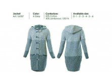 16187 - жакет - grey - 89 евро