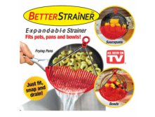 УНИВЕРСАЛЬНЫЙ ДУРШЛАГ-НАКЛАДКА ДЛЯ СЛИВА ВОДЫ BETTER STRAINER (БЕТТЕР СТРАЙНЕР) 110руб