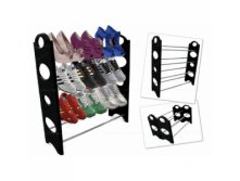 СТОЙКА ДЛЯ ОБУВИ STACKABLE SHOE RACK, 4 ПОЛКИ 1090руб