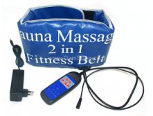 ПОЯС ДЛЯ ПОХУДЕНИЯ САУНА ПЛЮС МАССАЖ SAUNA MASSAGE 2 IN 1 FITNESS BELT 680руб