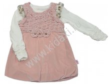 3640-1 комплект для девочек платье нарядное+ кофта РЯД 2-3-4 950р,  АКЦИЯ - 600 руб