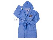 BK131HV банный халат для мальчиков цвет синий РЯД 6-7  7-8  9-10 ЦЕНА 475 рубл