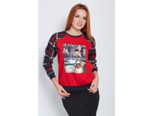 Блузка B3884 оптом Артикул: B3884 . Размер: 44-52 Оптовая цена: 1 250 руб