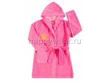 BK130HV Банный халат для девочек,100% хлйпок,цвет розовый  РЯД 6-7  7-8  9-10 ЦЕНА 475 рубл
