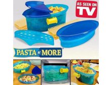 КОНТЕЙНЕР ДЛЯ ПРИГОТОВЛЕНИЯ МАКАРОН В МИКРОВОЛНОВОЙ ПЕЧИ PASTA N MORE (ПАСТА Н МОРЭ) 380руб