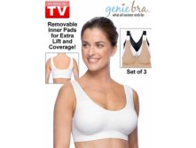 БЮСТГАЛЬТЕР ДЖИНИ БРА GENIE BRA (3 ШТ. В КОМПЛЕКТЕ) СО ВСТАВКАМИ ДЛЯ ГРУДИ 380руб