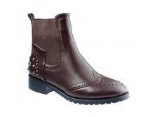 82-42-G Сапоги девоч. 33-38 т.коричневый (8)