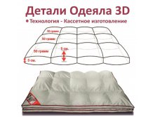 Одеяло "Облако" 3D De Lux 3000  Red Line    6700 р