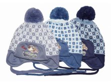 Шапка детская с х/б подкладом (Польша) - H129, 250 руб.