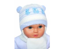 Комплект с шарфом с флисовым подкладом (Польша) - CZA-082 FK, 190 руб.