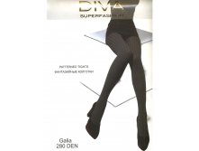 Женские колготки Diva Superfashion 8869 Galia 280 Den Grey free size 155 руб