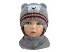 Комплект с шарфом (подклад флис) - 0724, 280 руб.