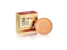 (801775) Mukunghwa Целебное отшелушивающее мыло для тела c женьшенем "Red Ginseng Body Soap" 100гр - 64,03 руб