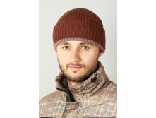 Шапка цвет брюнет / какао арт. 27-150