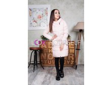 Длинная куртка с трикотажными вставками на воротнике (арт. 8028) роз.jpg