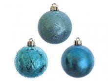 Шар новогодний, набор 3шт. "Карамелька" d=6см. (пластик) (блистер) Monte Christmas, Серия: Новогодняя коллекция-Классика-Красное с золотом, Материал: Полимерные материалы, Код: N6870339, Артикул: N6870339 72р