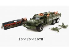 (ПК257А) Машина инерционная Военная с техникой и солдатами - 218,02 руб