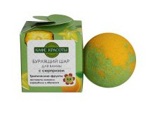 Бурлящий шар для ванн С СЮРПРИЗОМ "Тропические фрукты", 61 p