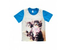 Серия 3D Футболка на девочку (Котята), от 286.00 руб.
