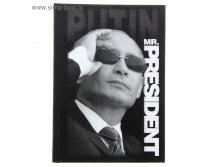 Блокнот А6 в твердой обложке "Мистер Президент", 40 листов 59руб мин.2шт