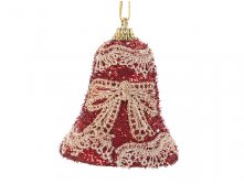 Украшение новогоднее (подвесное) "Колокольчик" 6,5*8см. (блистер) Monte Christmas, Серия: Новогодняя коллекция-Морозко, Материал: Полимерные материалы, Код: N6650347, Артикул: N6650347 64р