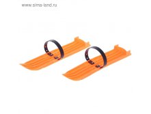 Мини-лыжи большие 1 ремень, цвета МИКС 71,67руб мин.2пары