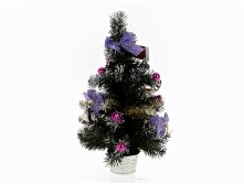 Ель новогодняя (с украшением) h=40см. (упаковочный пакет) Monte Christmas, Серия: Новогодняя коллекция-Мультицвет, Материал: Полимерные материалы, Код: N6880127, Артикул: N6880127 346р