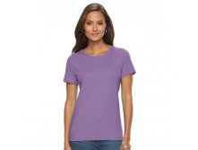 Women's Croft & Barrow(R) Essential Crewneck Tee   $7.99