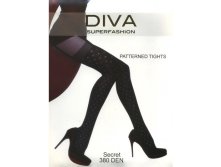 Женские колготки Diva Superfashion 128 Secret 380 Den Black free size 178 руб x 6 шт.