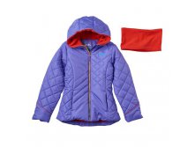 Girls 7-16 Pacific Trail Solid Puffer Jacket & Neck Warmer Set   $24.99