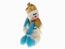 Игрушка мягкая "Санта Клаус/Снеговик" 11*16*27см. (2вида) (упаковочный пакет) Monte Christmas, Серия: Новогодняя коллекция-Классика-Синий иней, Материал: комбинированные материалы, Код: N9720002, Артикул: N9720002 678р