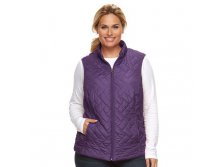 Plus Size Croft & Barrow(R) Classic Quilted Vest   $19.20