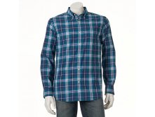 Men's SONOMA Goods for Life(TM) Modern-Fit Plaid Poplin Button-Down Shirt   $21.99