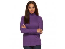 Women's Croft & Barrow(R) Essential Mockneck Top  $7.99