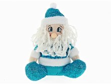 Игрушка мягкая "Санта Клаус/Снеговик" 22*14*26,5см. (2вида) (с декоративными стразами) (упаковочный пакет) Monte Christmas, Серия: Новогодняя коллекция-Классика-Синий иней, Материал: комбинированные материалы, Код: N7110083, Артикул: N7110083 692р