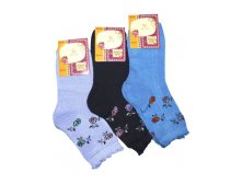 Женские носки тёплые BoYi WLB16-01 бамбук 24 руб x 12 шт.