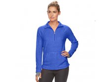 Women's Tek Gear(R) Microfleece Half-Zip Mockneck Top  $9.99