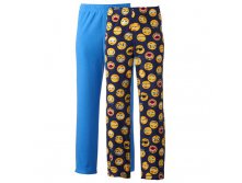 Men's 2-pack Solid & Checked Microfleece Lounge Pants   $9.99