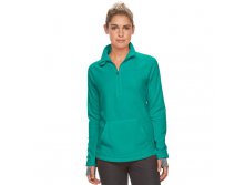 Women's Tek Gear(R) Microfleece Half-Zip Mockneck Top  $9.99