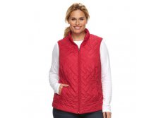 Plus Size Croft & Barrow(R) Classic Quilted Vest   $19.20