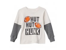 Toddler Boy Jumping Beans(R) Mock-Layered Thermal Long Sleeve Graphic Tee   $4.99