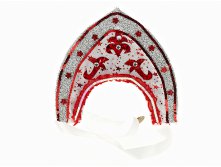 Изделие для карнавалов "Кокошник" 29,5*0,5*17см. (полиэстер) (с декоративными стразами) (упаковочный пакет) Monte Christmas, Серия: Новогодняя коллекция-Классика-Красное с золотом, Материал: Полимерные материалы, Код: N6714001, Артикул: N6714001 501р