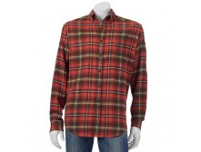 Men's Croft & Barrow(R) Classic-Fit Plaid Flannel Button-Down Shirt   $9.99