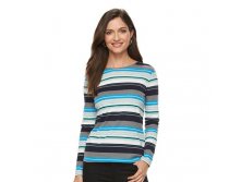 Petite Croft & Barrow(R) Classic Crewneck Tee  $7.99