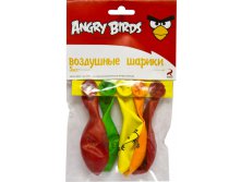 1111-0470 Набор шаров рис Angry Birds 30см 5шт 64,00