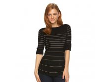 Women's Apt. 9(R) Tonal Striped Crewneck Sweater   $12.99